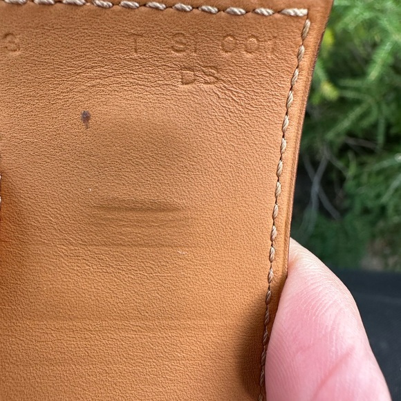 🆒 Authentic Hermès Collier De Chien Cuff Bracelet gold plated hardware leather - Picture 15 of 16